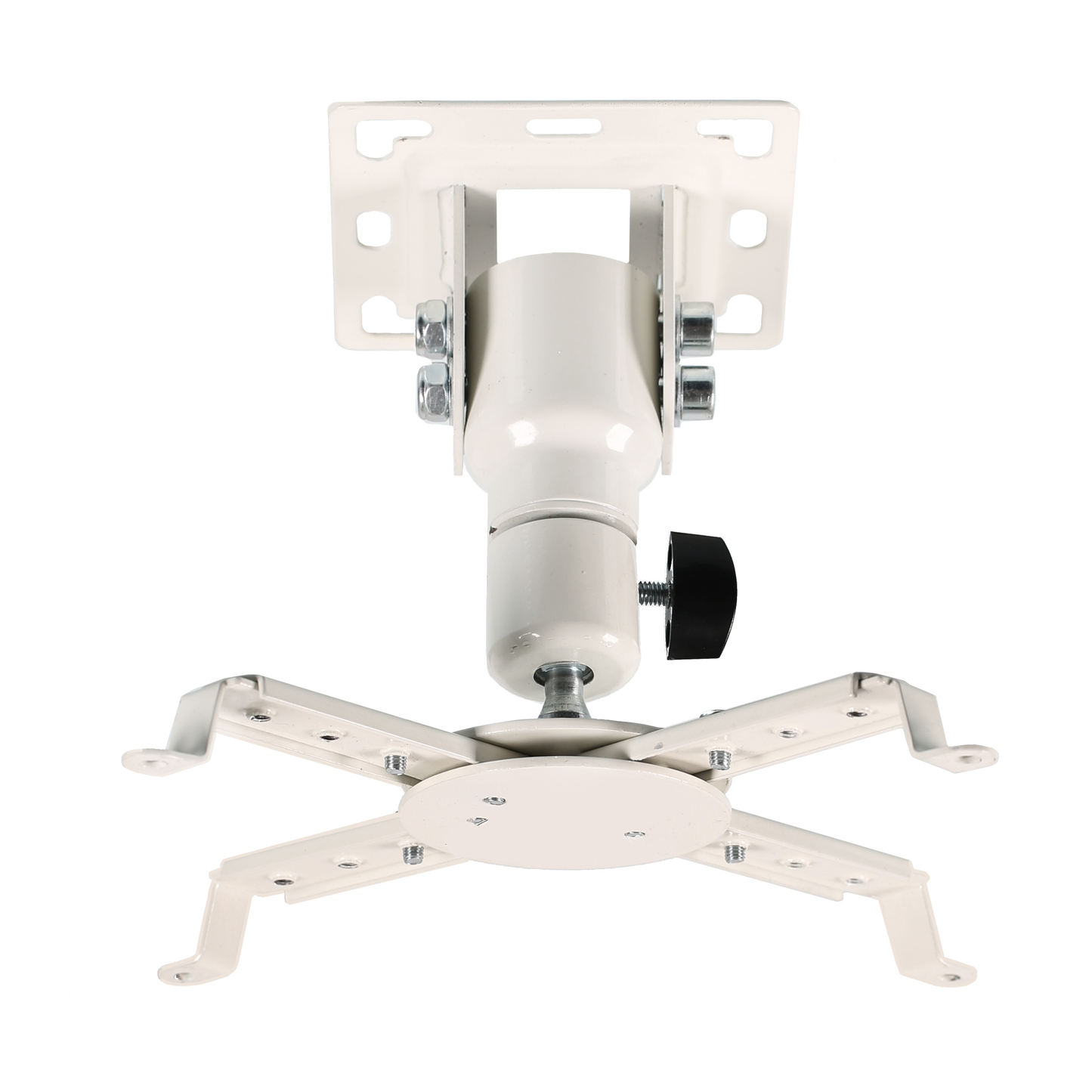 Cheetah Mounts APMEW Universal Projector Ceiling Mount Includes an Adjustable Extension Pole and a Twisted Veins 15' HDMI Cable