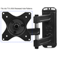 Cheetah Mounts ALAMB Articulating Arm (15” Extension) TV Wall Mount Bracket for 12-24” TVs and Displays