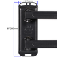 Cheetah Mounts ALAMB Articulating Arm (15” Extension) TV Wall Mount Bracket for 12-24” TVs and Displays