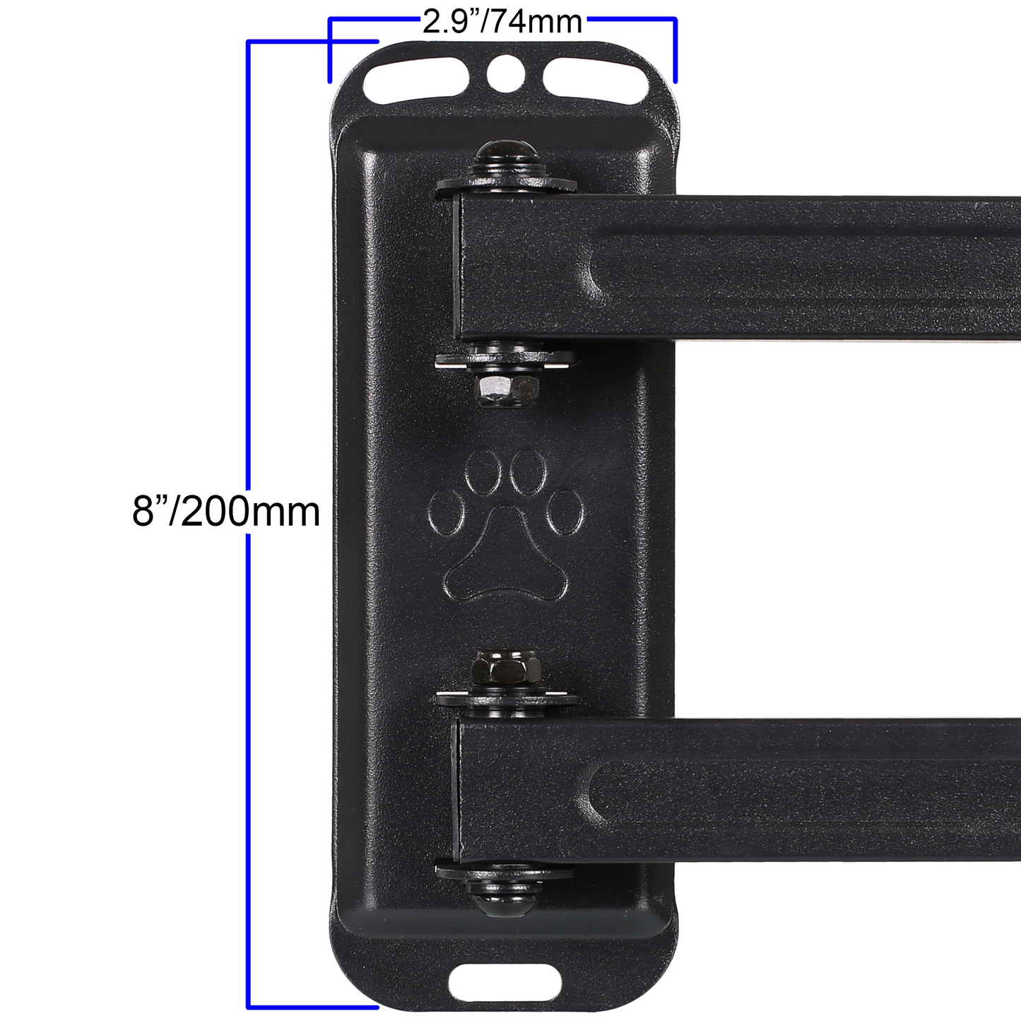 Cheetah Mounts ALAMB Articulating Arm (15” Extension) TV Wall Mount Bracket for 12-24” TVs and Displays