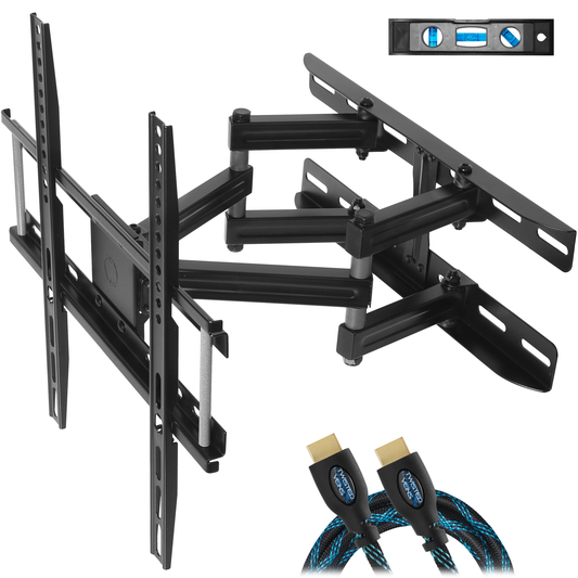 Cheetah Mounts Dual Articulating Arm TV Wall Mount Bracket for 20-65” TVs up to VESA 400 and 115lbs